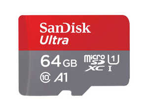 کارت حافظه سن دیسک مدل SanDisk Ultra microSDXC A1 UHS-I Card 64GB 140MB/s بدون آداپتور